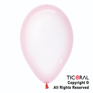 GLOBO SEMPERTEX R5 CRISTAL PASTEL 309 ROSADO x 50